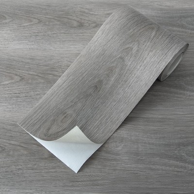 Art3d 15 Sq.ft Peel and Stick Floor Tiles, 10Pcs Luxury Vinyl 36'' x 6'', Gray
