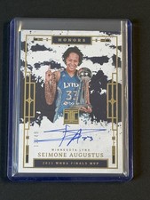 2025 Panini Impeccable WNBA #IHS-SA Seimone Augustus Honors Signatures Gold /49