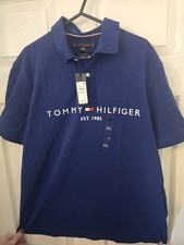 Image of BNWT Tommy Hilfiger Embroidered Logo Polo Shirt XXL