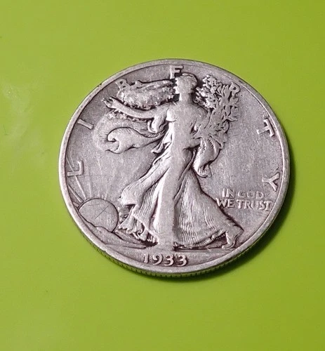 1933-S Walking Liberty Half Dollar  - VG / F - See Picts  # 1355