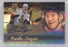 2014-15 Fleer Showcase Flair Jerseys Prime 17/49 Curtis Lazar #58 Auto 16aj