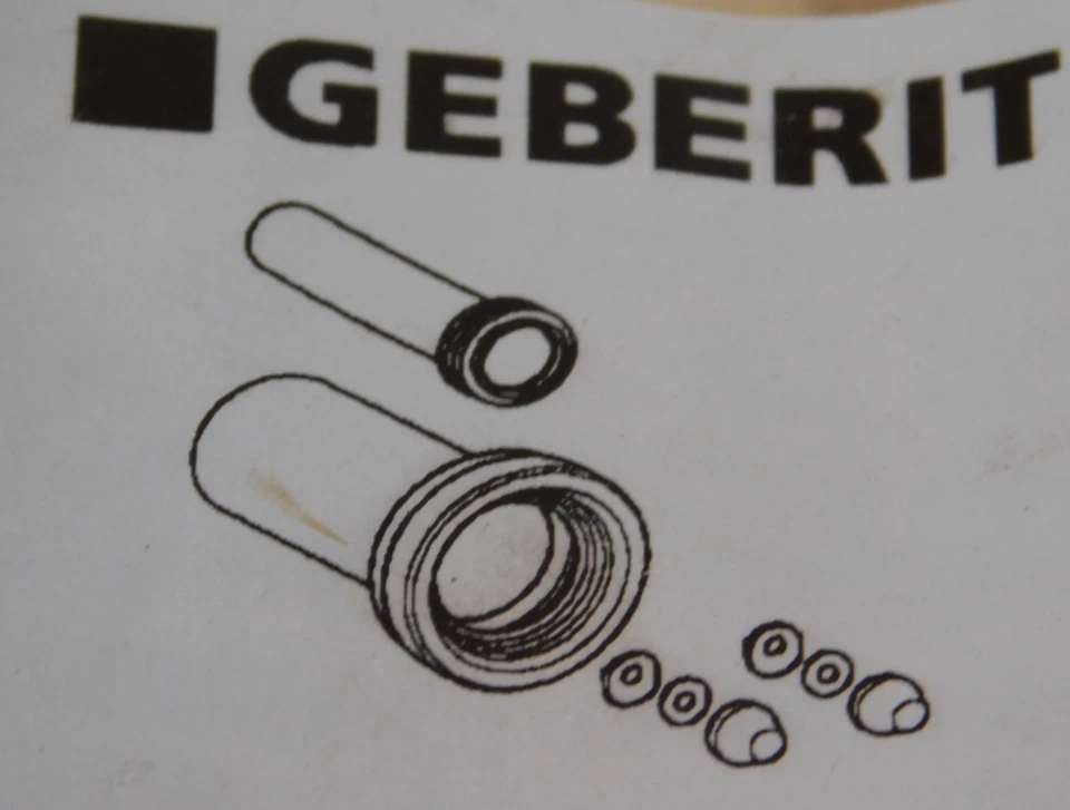 Kit de raccordement tuyau WC suspendu GEBERIT 152.441.46.1 EVACUATION TOILETTE - Photo 3/4