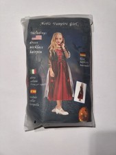 Noble Vampire Girl Witch Costume Deluxe Tulle Dress  Flower Choker  Hair Clip