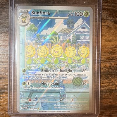 The Pokémon Company Sunflora 169/167 SV06 Twilight Masquerade IR Holo Eng 2024