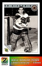 1991-92 Ultimate Original 6 #20 Ed Giacomin NEW YORK RANGERS