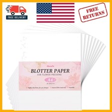 Versatile A4 Blotting Paper 20 Sheets, Perfect for Flower Pressing More