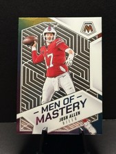 2025 Mosaic Josh Allen Men of Mastery Insert 🔥💎🔥 Bills #11