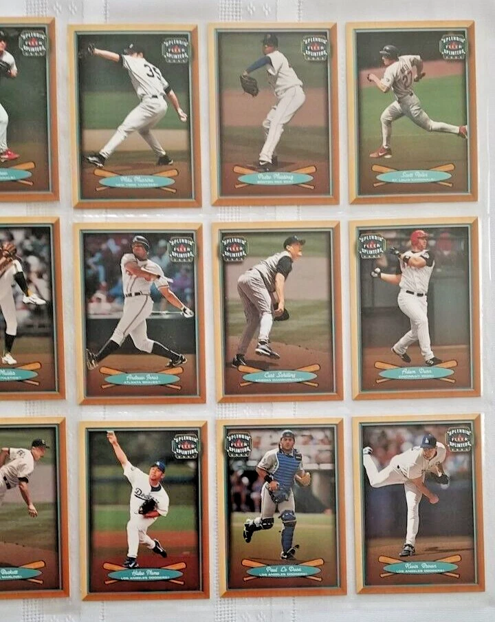 Lote de 19 tarjetas de béisbol Fleer Splinters 2003 Kerry Wood, Video Nomo, Pedro Martínez Foto 2 de 4