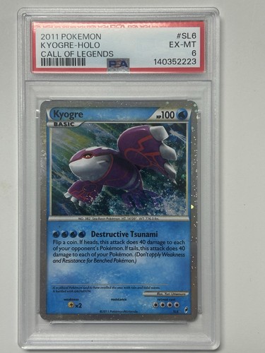Kyogre graded PSA 6 for sale on eBay