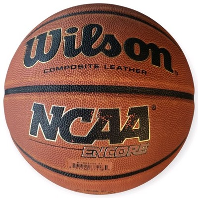 Wilson NCAA Encore Basketball Ball Brown Indoor/Outdoor Composite Leather Size 7