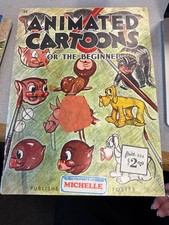 Animated Cartoons For The Beginner By Walter T. Foster Art Book  25 Vintage