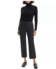 New Theory cl kick pant Cropped Pants Size 4 Charcoal Gray