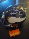 Fran Tarkenton Autographed/HOF 86 Inscribed Tb Minnesota Vikings Mini Helmet.