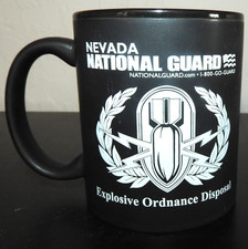 Nevada National Guard BOMB Logo Ceramic Mug Explosive Ordinance Disposal 2 sides