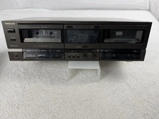 Technics RS-TR155 Dual Stereo Cassette Deck Tape Player Excellent Condition