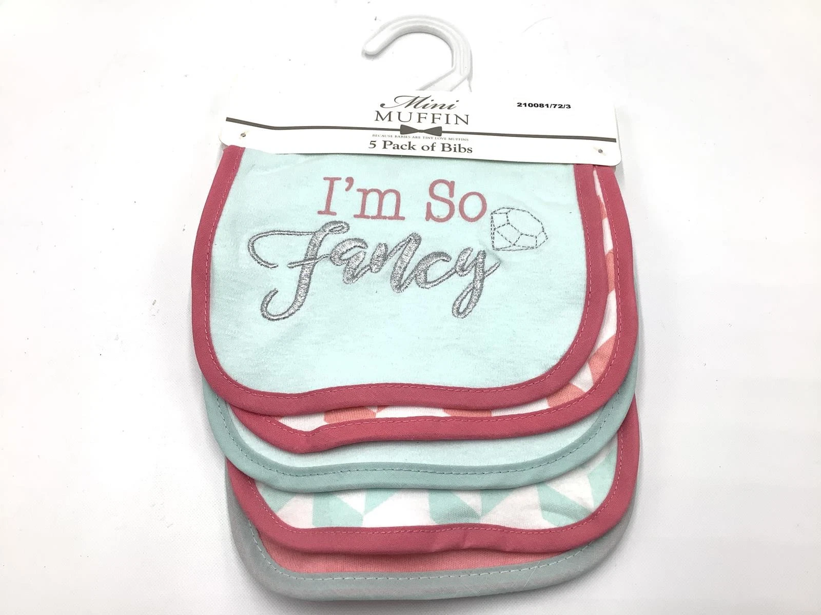 Mini Muffin Baby Bibs Child Smocks Aprons I am So Fancy 5 Pack