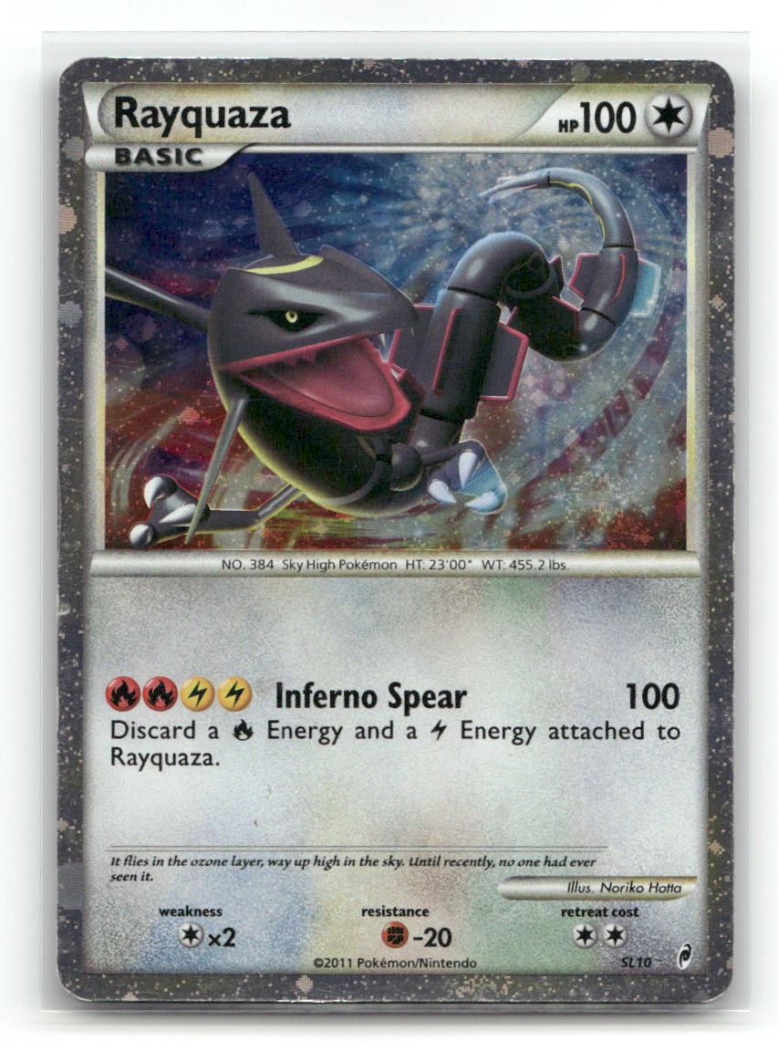 Rayquaza SL10/95 Holo Rare Call of Legends Pokemon MP