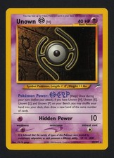 Unown [H] 28/105 Unlimited Neo Destiny Rare Pokemon TCG