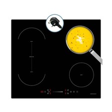 Cookology Plug-In Induction Hob 60cm 4 Zones & Bridging Function - Black CIBP600