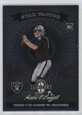 2023 Panini Limited 1997 Limited Exposure Aidan O'Connell #20 0c6