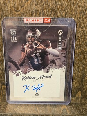 KELLEN MOND 2021 LUMINANCE ROOKIE YEAR ONE RPS EDITION RC AUTO Texas A&M