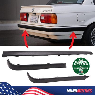 REAR BUMPER TRIM MOLDING SET FOR 1988-1992 BMW E30 EURO 3-5 DAYS FREE DELIVERY