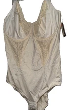 MAIDENFORM 1456 Sz :40DD ULTRA FIRM BUILT IN BRA BODY SHAPER 86% Nylon-24% Lycra