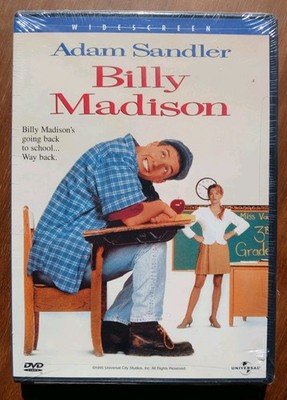 Billy Madison DVD 1998 Widescreen Adam Sandler NEW & SEALED comedy 90s