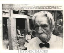 1965 Press Photo Doctor Albert Schweitzer, famed humanitarian-physician