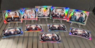 2022 Topps Chrome F1 Constructor Coalition Refractor COMPLETE SET (10) Formula 1