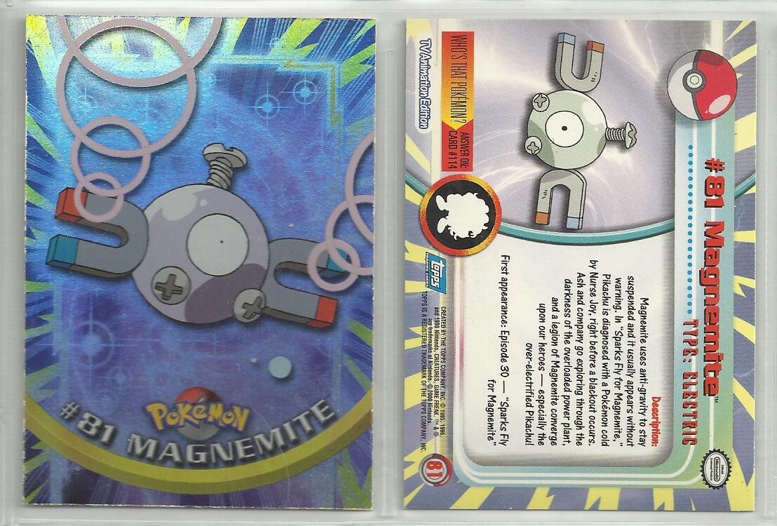 2000 Pokemon TV Animation Series 2 (Topps) RAINBOW FOIL 