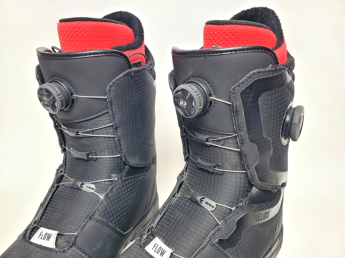 FLOW HELIOS FOCUS Dual BOA Snowboard Boots Men's US 12 | eBay