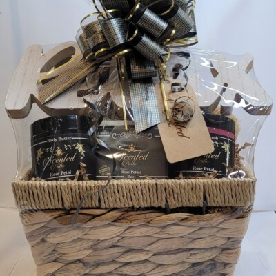 All Natural Rose Petal Bath & Body Gift Basket