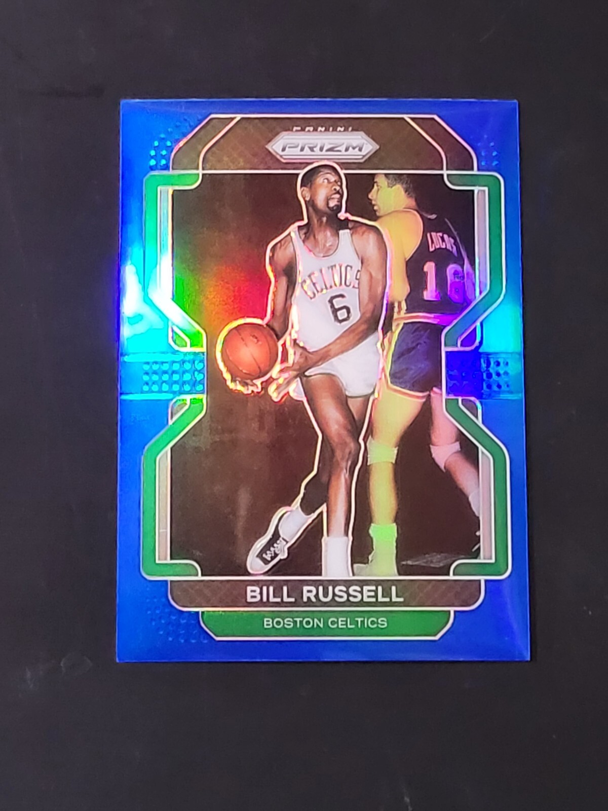 Bill Russell 2021-22 Prizm Basketball #254 BLUE PRIZM 87/199