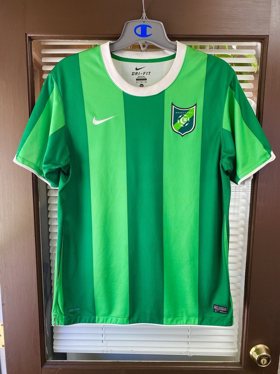 Nike Dri-Fit Hangzhou Greentown F.C Green Soccer Home Jersey Kit