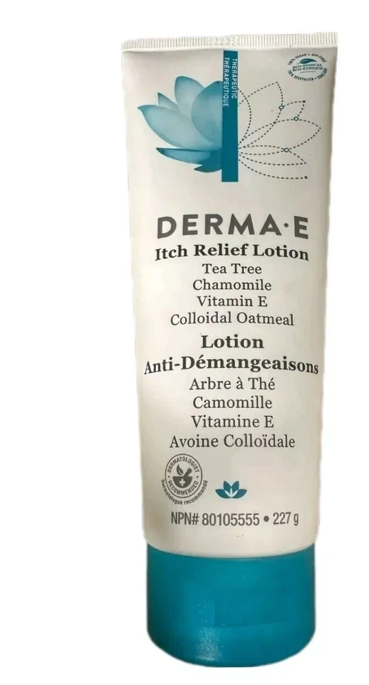 3 X DERMA-E Itch Relief Lotion, Anti-Itch Lotion for Dry Skin 227g - Image 2 of 3