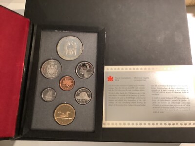 1988 Royal Canadian Mint Proof Set 7 Coins .375 oz Silver A26.9 | eBay