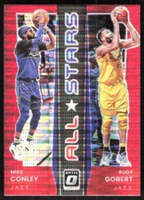 2021-22 531E Donruss Optic All-Stars RED PULSAR PRIZM Mike Conley/Rudy Gobert