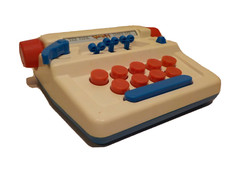 Vintage toy Type Writer jumbo 898 thought to be 1980's rare thumbnail