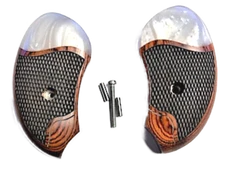 fits Bond Arms Derringer Grips Rosewood w/ Pearl accent Grips XL  