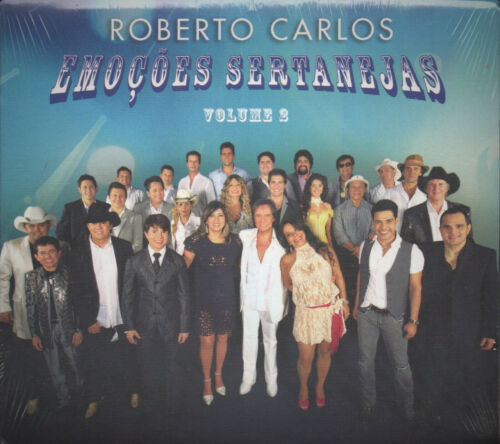 CD Roberto Carlos Emoções Sertanejas Vol 2 fabriqué au Brésil première impression Digipak - Photo 1/2