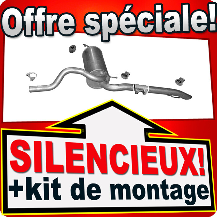 Silencieux arrière pour Fiat Linea 1.4 T-Jet 120CH Modèles dès 2007