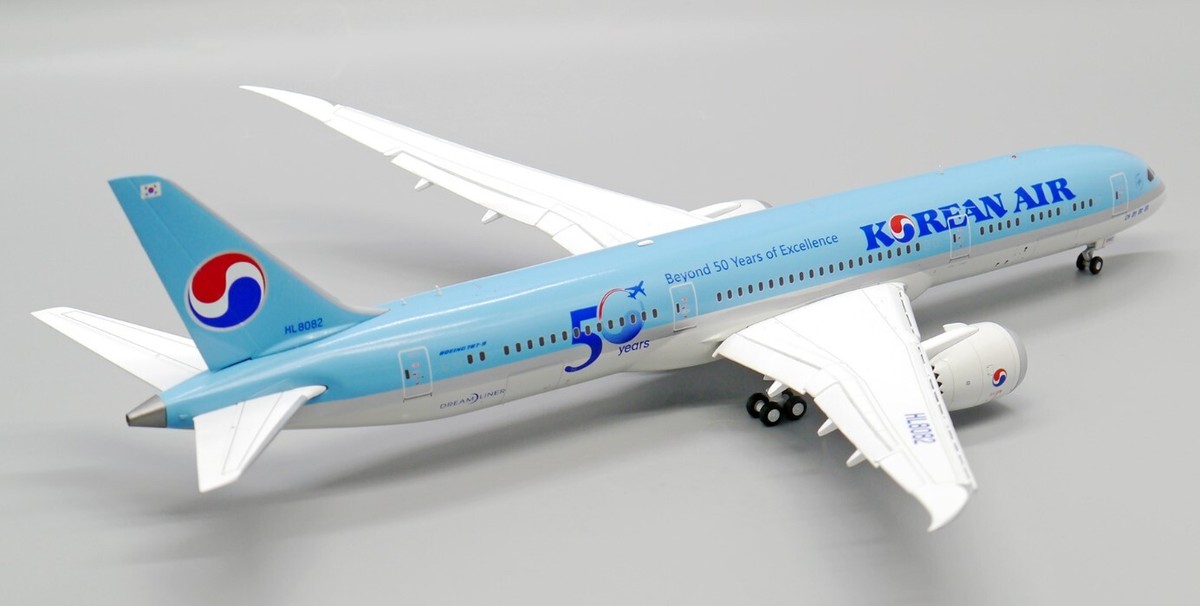 1:200 JC Wings Korean Air BOEING B787-9 Passenger Plane