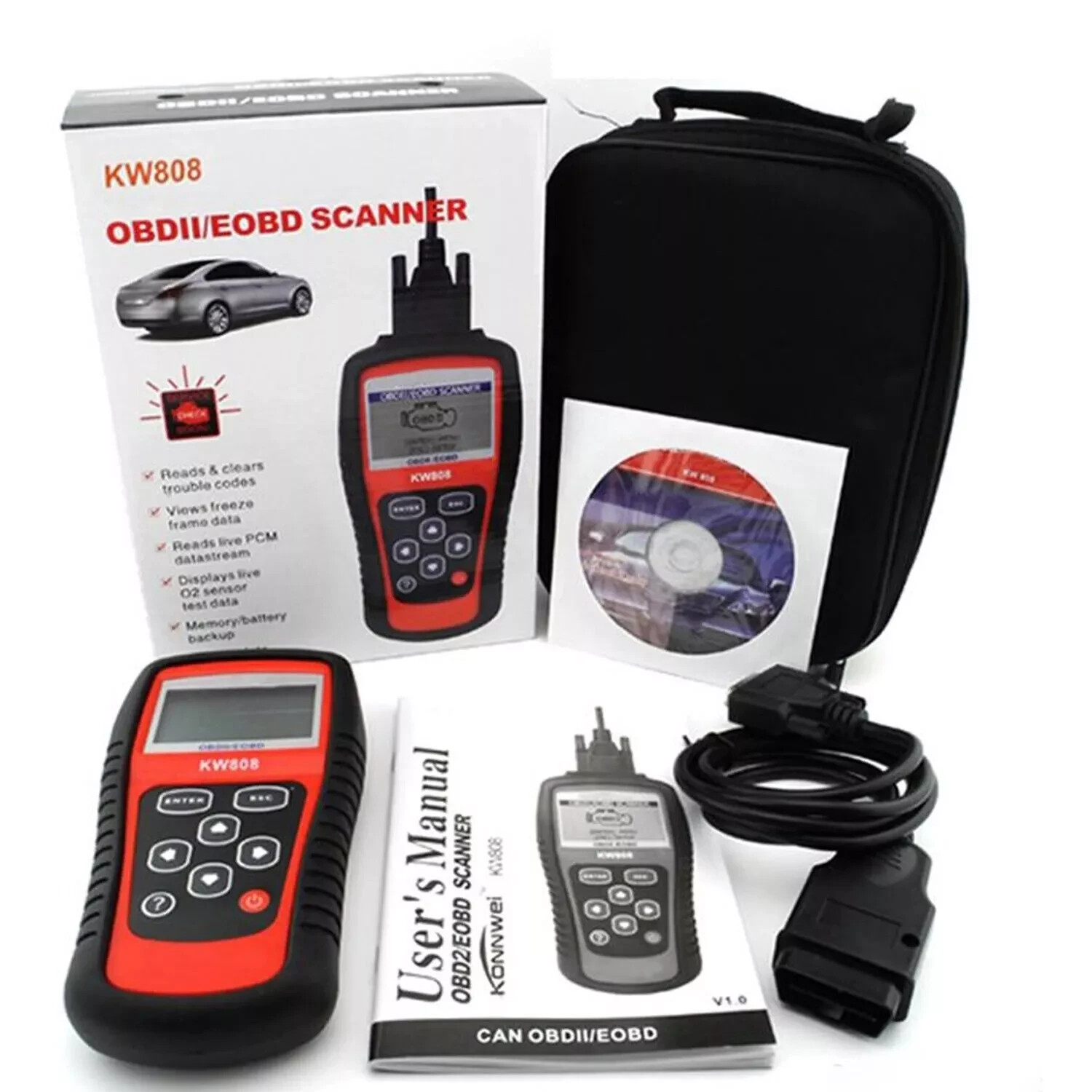 Valise OBD2 en français pour éteindre le voyant moteur et identifier les pannes auto chez soi