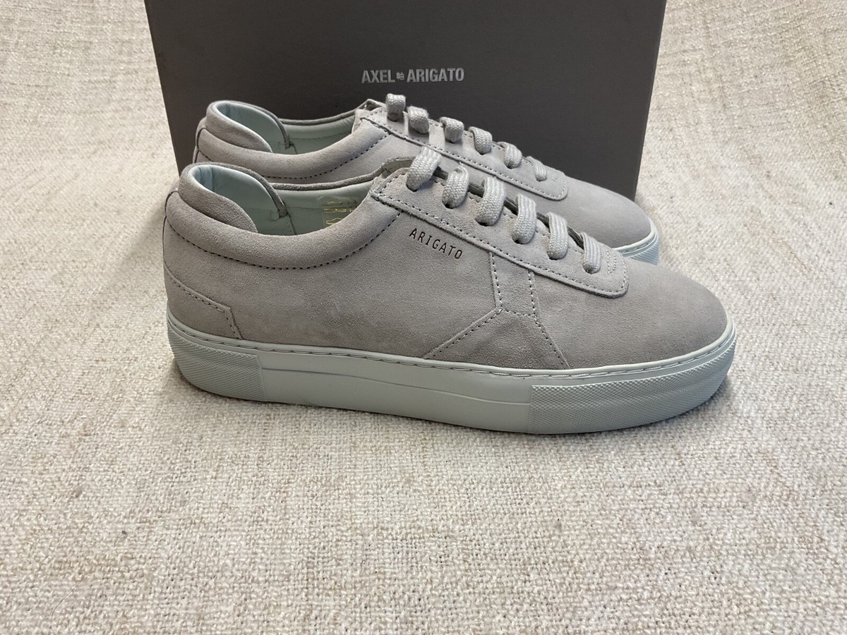 AXEL ARIGATO PLATFORM SNEAKERS uk LIGHT GREY RRP £155 X6