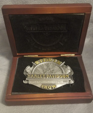 Rare 1 of 300, 1997 Harley Davidson Daytona Motorcycle Ride in Show Belt Buckle
