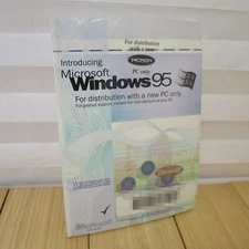 OEM Microsoft Windows 95 CD & Plus! USB Micron with Certificate of Authenticity