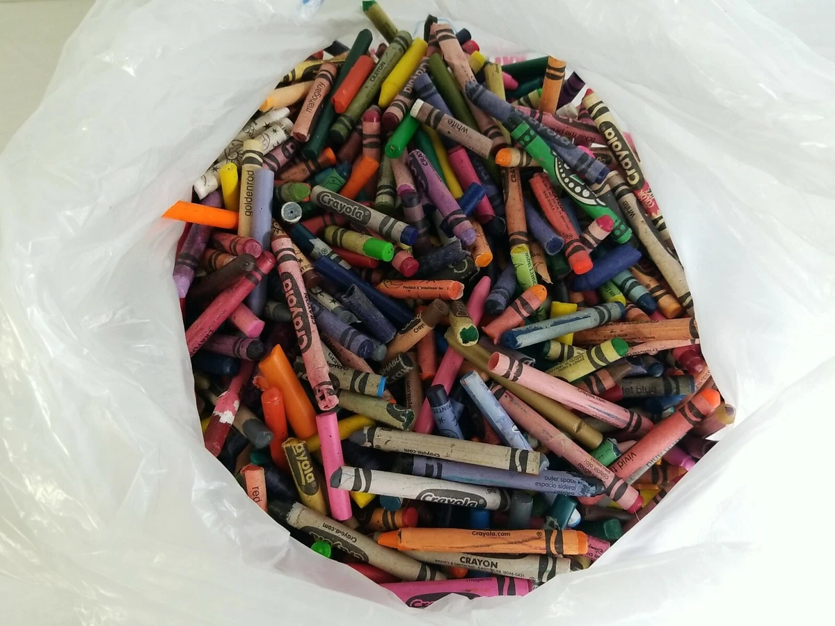 Bulk Crayons 6 lbs Whole & Broken Crafts Melting Art All The Colors