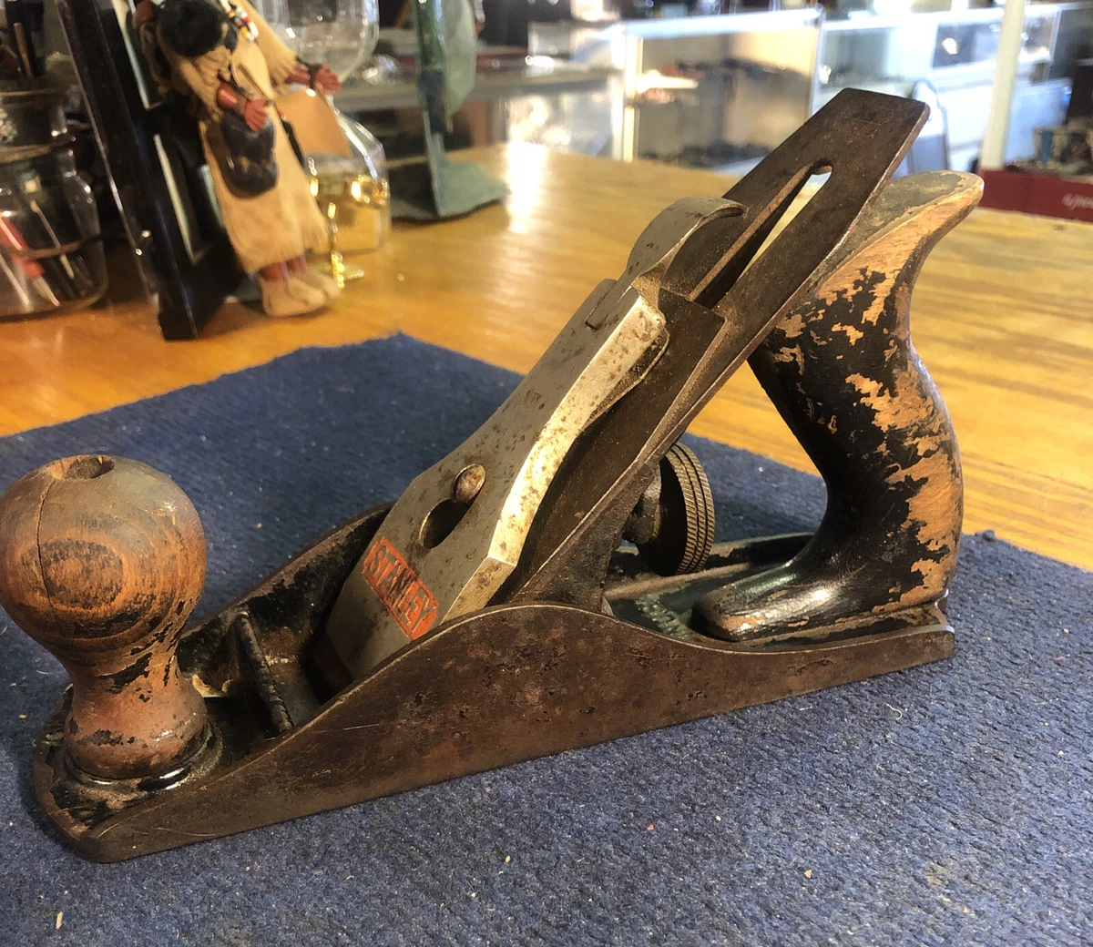 Vintage Stanley Bailey No. 4 Wood Plane Made in USA