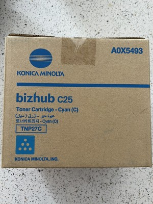 Konica Minolta Bizhub c25 Cyan Toner Cartridge (TNP27C)